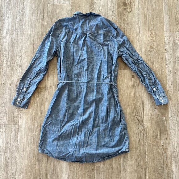 Womens Levi's Denim Button Front Long Sleeve Dress - XL - Picture 5 of 6
